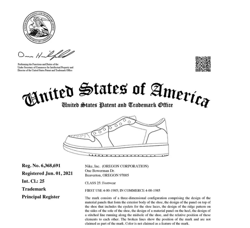 Mojado ir de compras Varios Air Jordan 1 Patent Filing: The End of Bootlegs and Fakes?